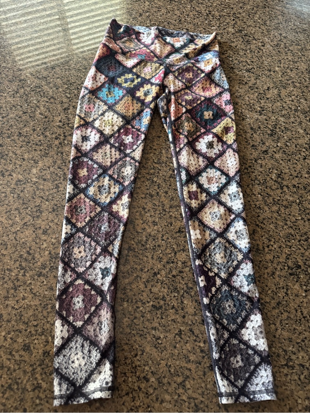 Niyama Sol Multicolor Granny Square -Print Leggings